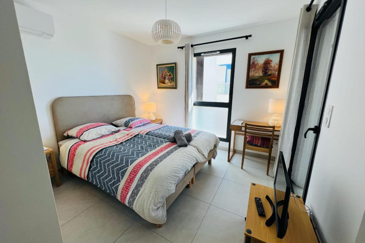 Villa Marie 1 - Superbe Appartement Climatise 2 Chambres Vue Mer เลอ โกร-ดู-รัว ภายนอก รูปภาพ