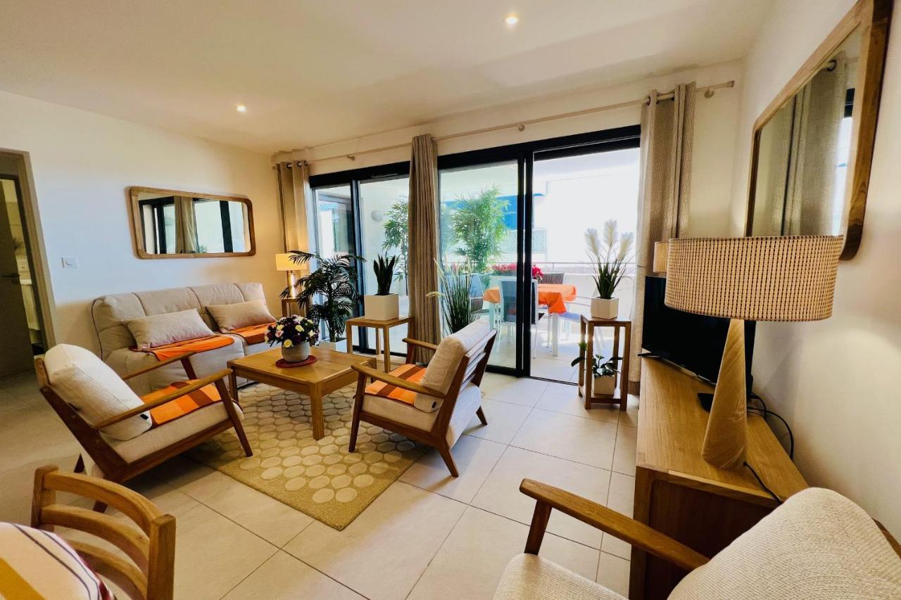 Villa Marie 1 - Superbe Appartement Climatise 2 Chambres Vue Mer เลอ โกร-ดู-รัว ภายนอก รูปภาพ